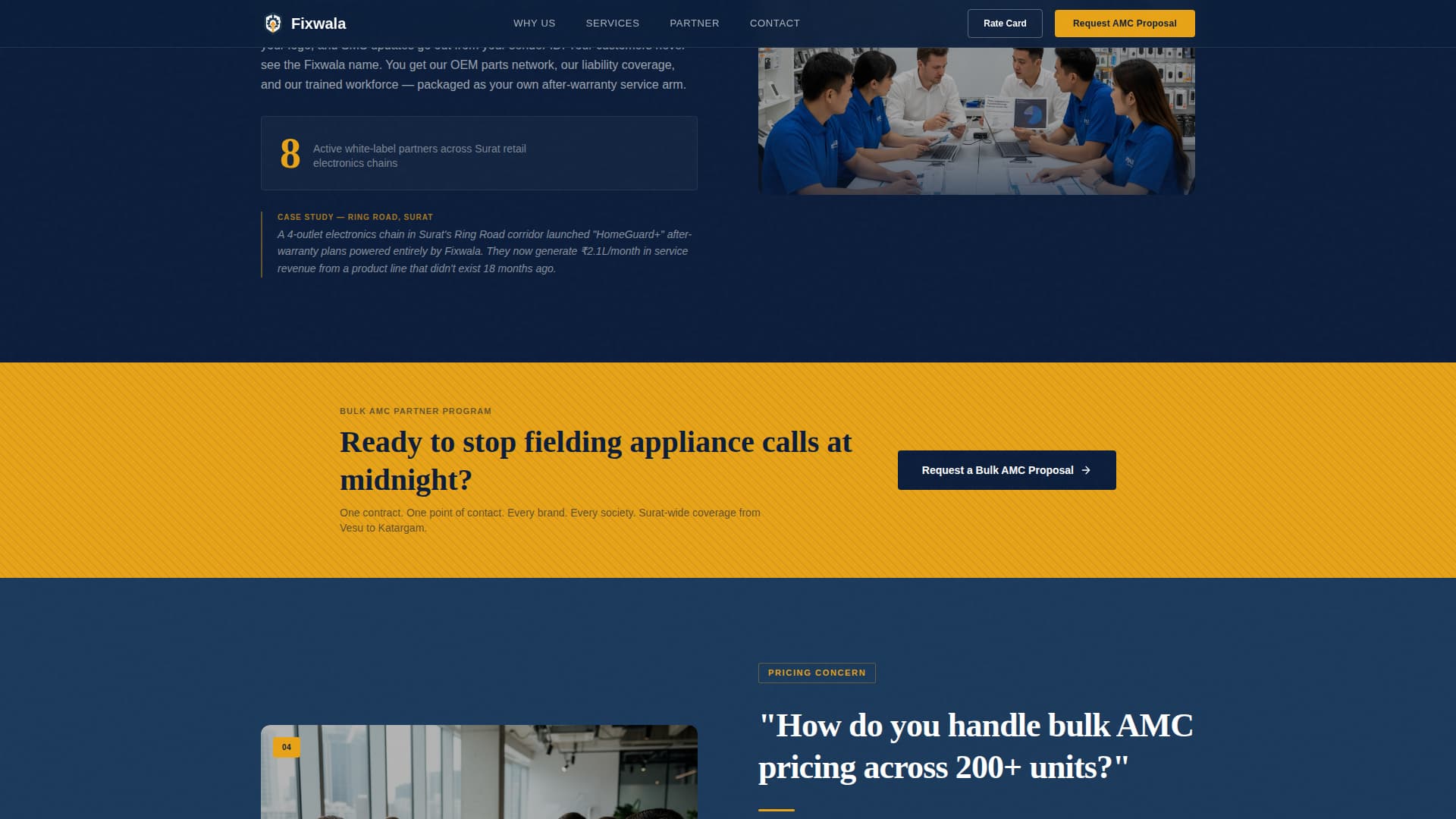 Fixwala - Precision Appliance Landing Page Template