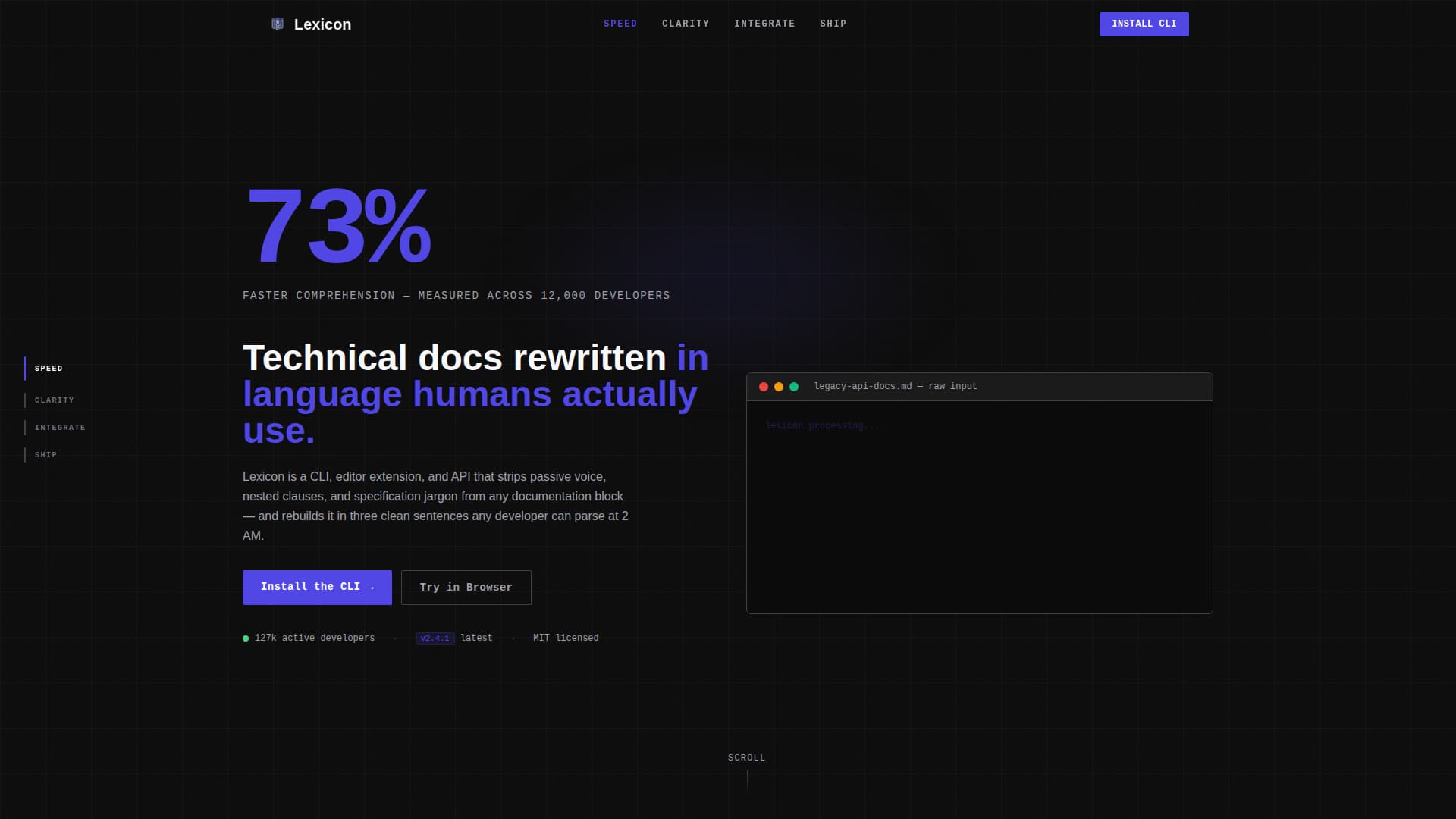 Accessibility Documentation Professional Website Template