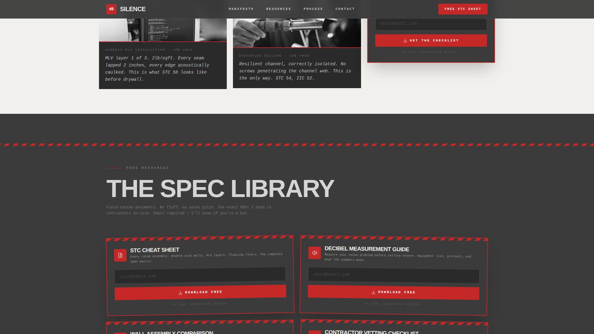 Acoustic & Specialty Design Professional Website Template