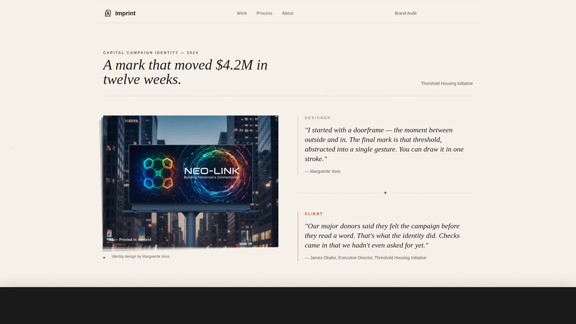 Nonprofit Marketing & Agency Portfolio Website Template