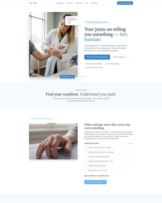 Flare — Expert Rheumatology Specialist Landing Page Template