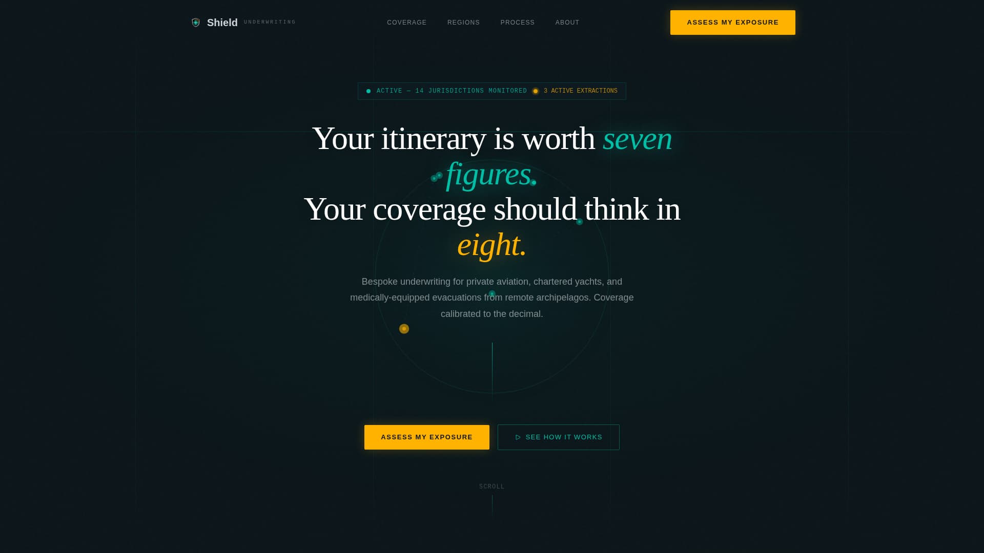 High Net Worth Individual Insurance Booking Website Template