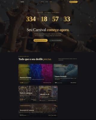 Carnival (Brazil) Business Professional Website Template
