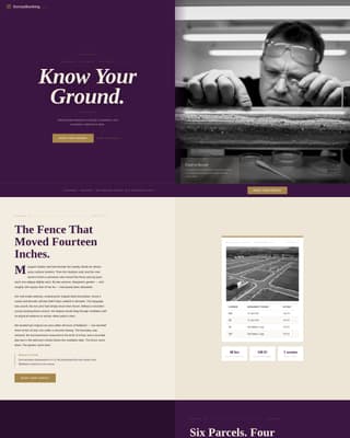 Surveyor Booking Website Template