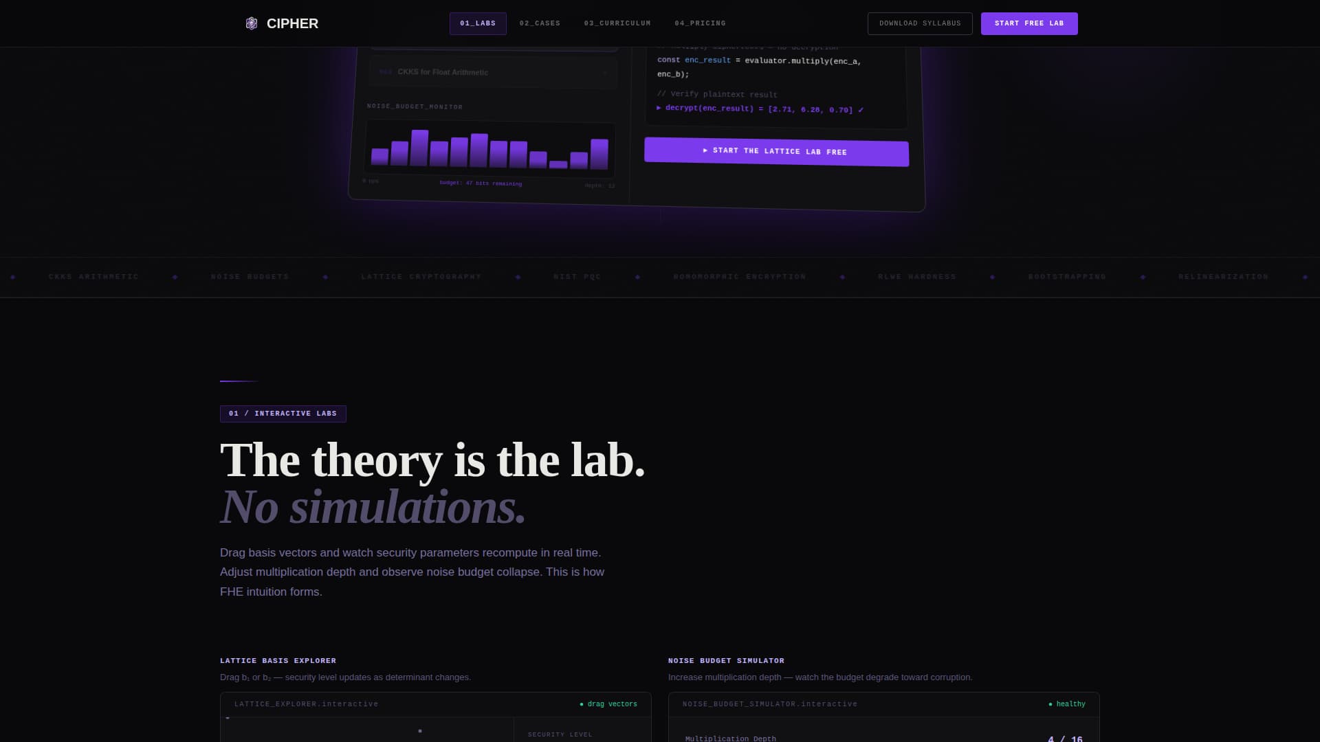 Homomorphic Encryption Technology Reviews Website Template