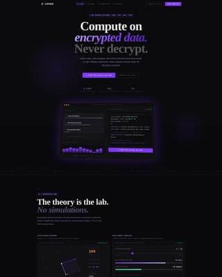 Homomorphic Encryption Technology Reviews Website Template