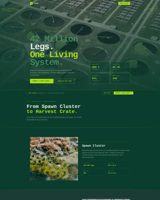 Specialty Farming Professional Website Template