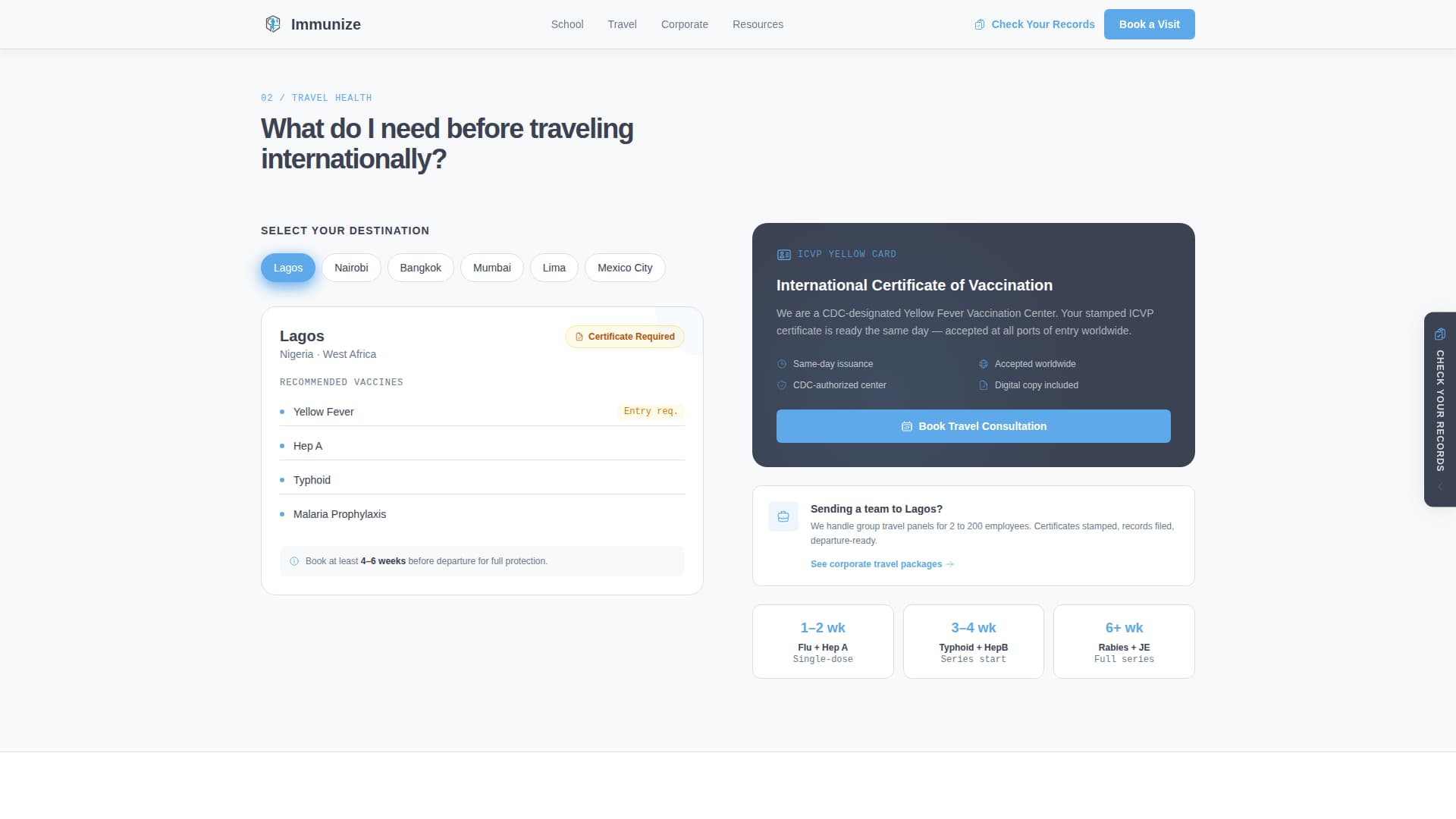 Public Health Department FAQ Website Template