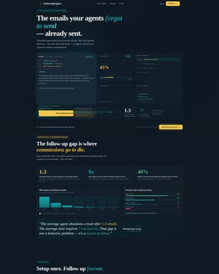 Real Estate Email Marketing Professional Website Template