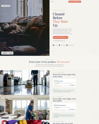 Nursery Renovation Booking Website Template