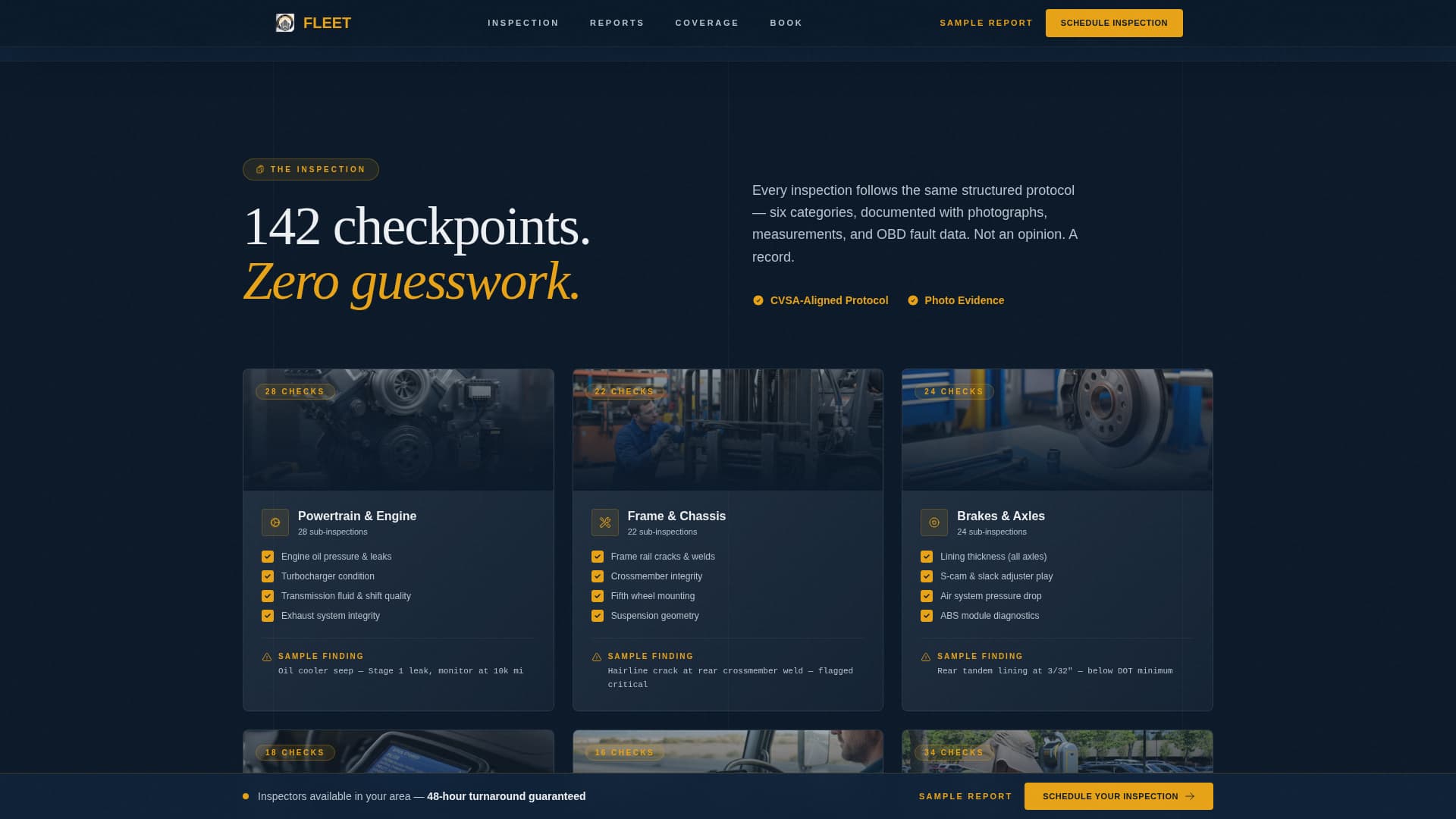 Vehicle Inspection & Testing Booking Website Template