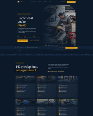 Vehicle Inspection & Testing Booking Website Template