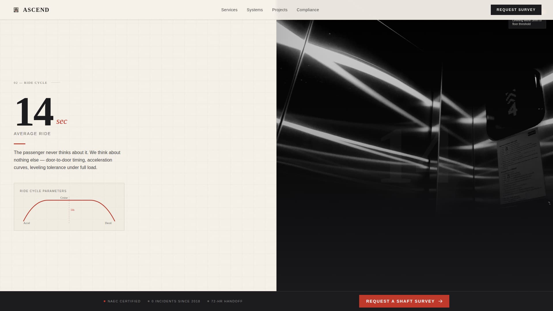 Elevator Installer Business Portfolio Website Template