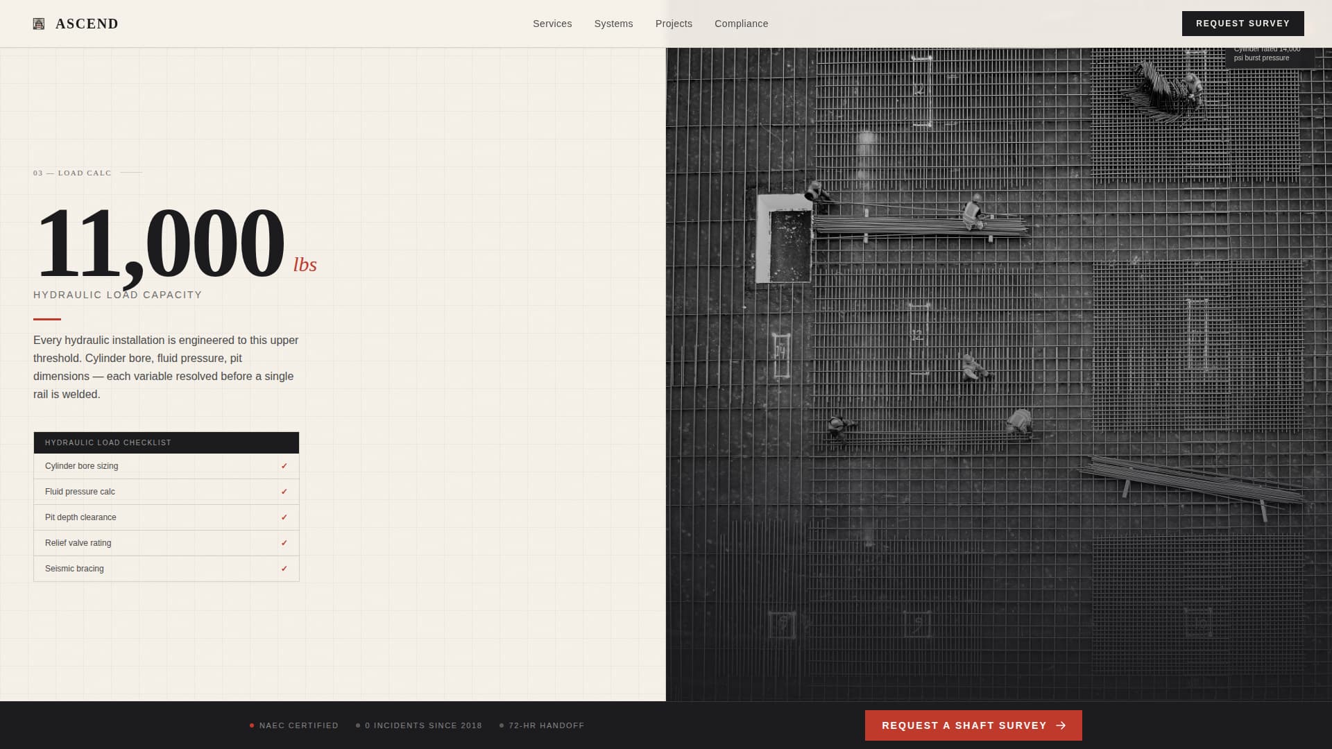 Elevator Installer Business Portfolio Website Template