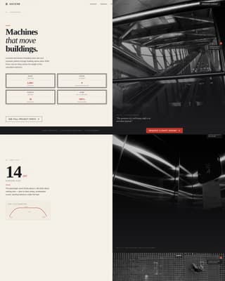 Elevator Installer Business Portfolio Website Template