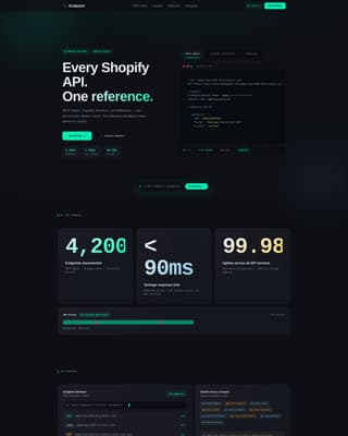 Endpoint - Powerful API Landing Page Template