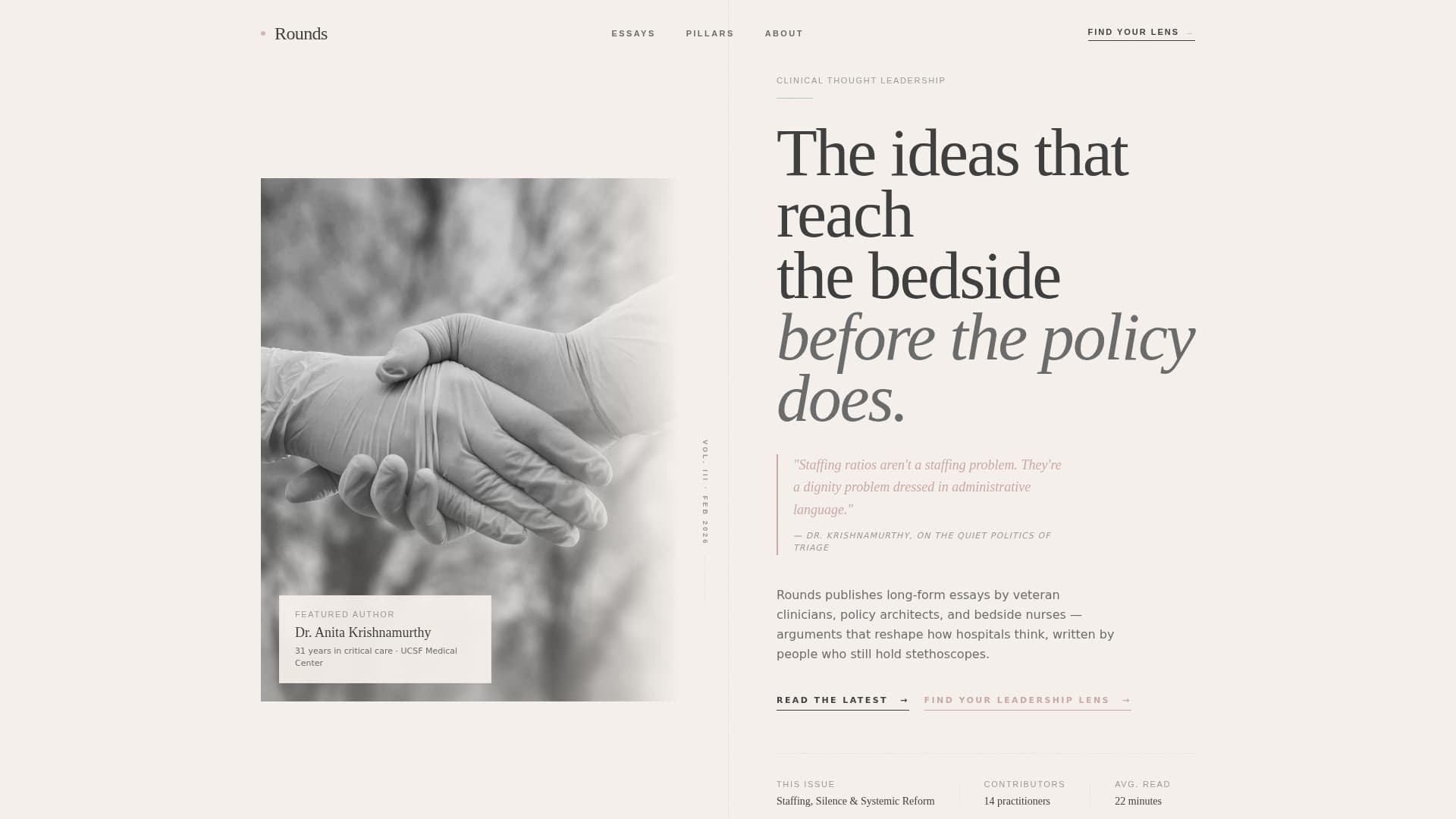 Healthcare Blog & Media Directory Website Template