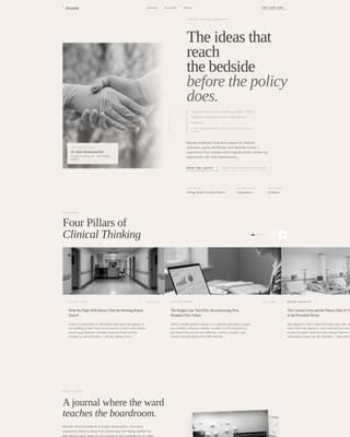 Healthcare Blog & Media Directory Website Template