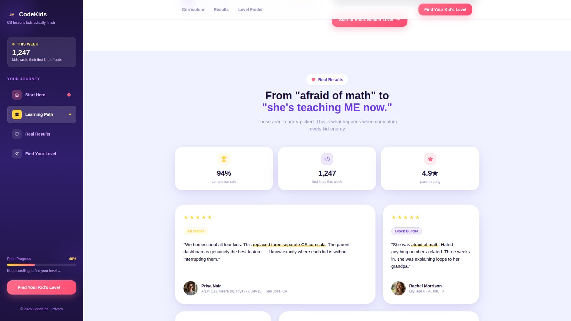 Computer Science Education Professional Website Template