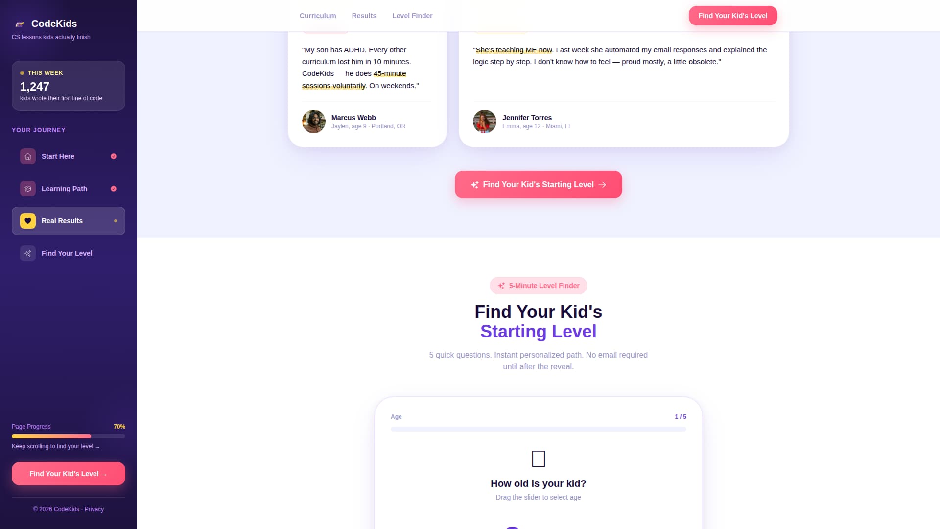 Computer Science Education Professional Website Template