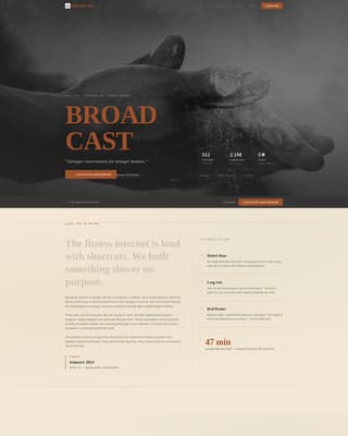 Fitness Blog & Media Reviews Website Template