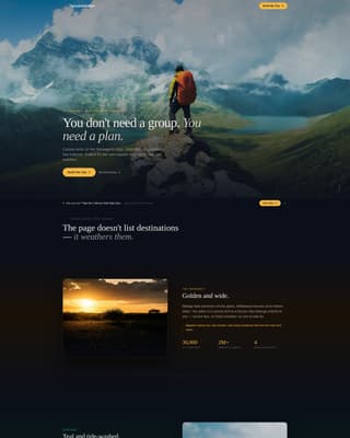 Tanzania Travel Pricing Website Template
