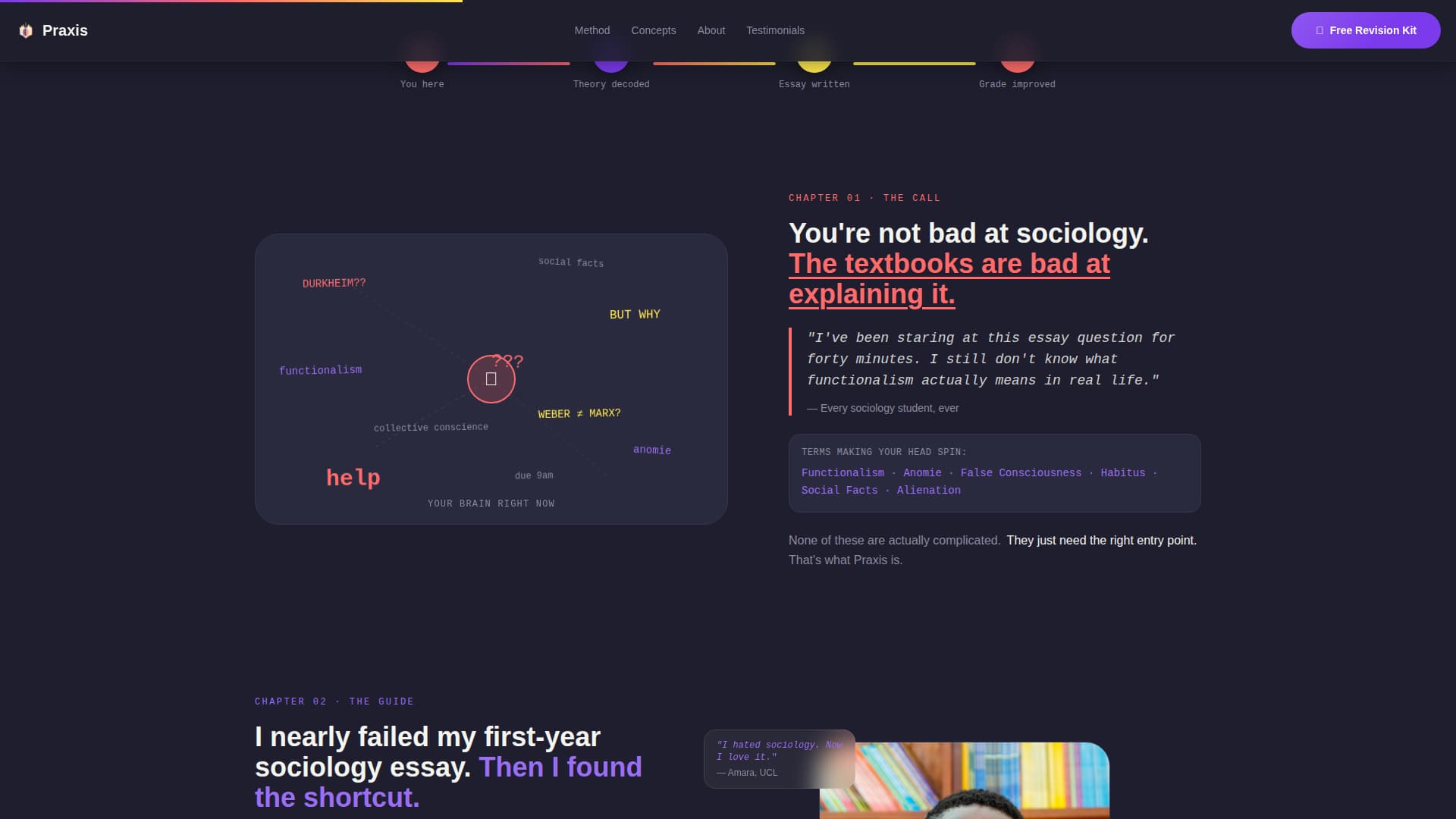 Sociology Education Professional Website Template