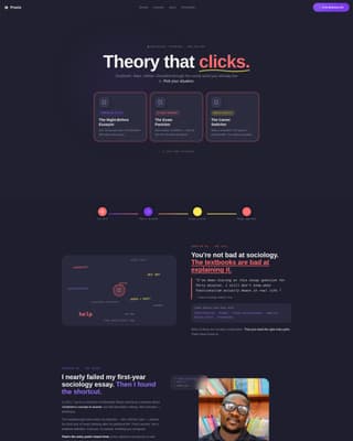 Sociology Education Professional Website Template