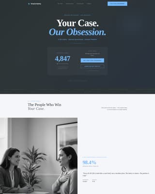 Immigration Consultant Professional Website Template