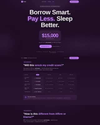 Gen Z Finance Professional Website Template