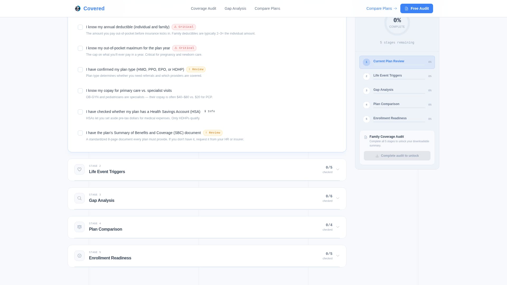 Covered - Trusted Familyinsurance Landing Page Template