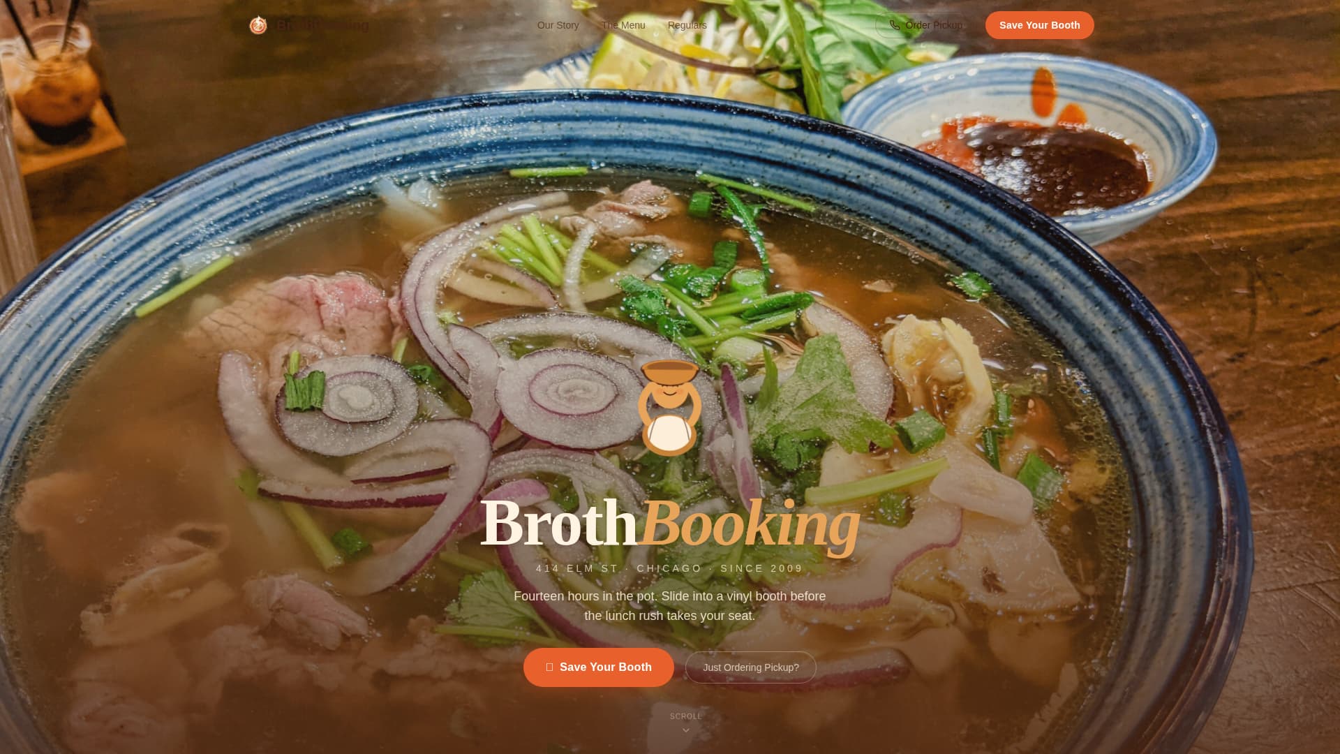 Southeast Asian Cuisine & Dining Professional Website Template