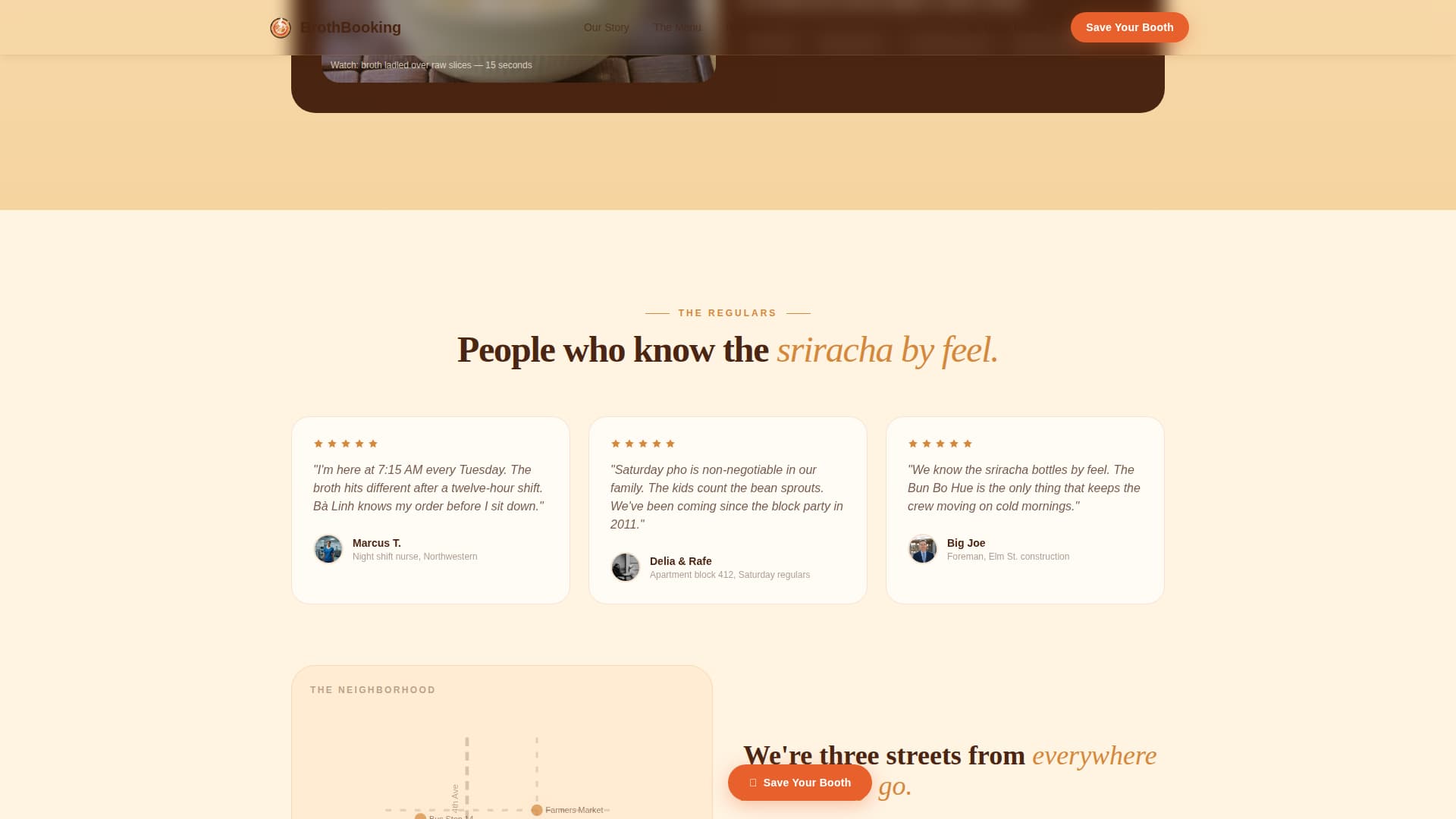 Southeast Asian Cuisine & Dining Professional Website Template
