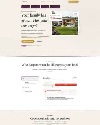 Shield - Trusted Coverage Gap Landing Page Template