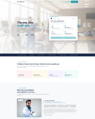 Hospital & Health System Professional Website Template
