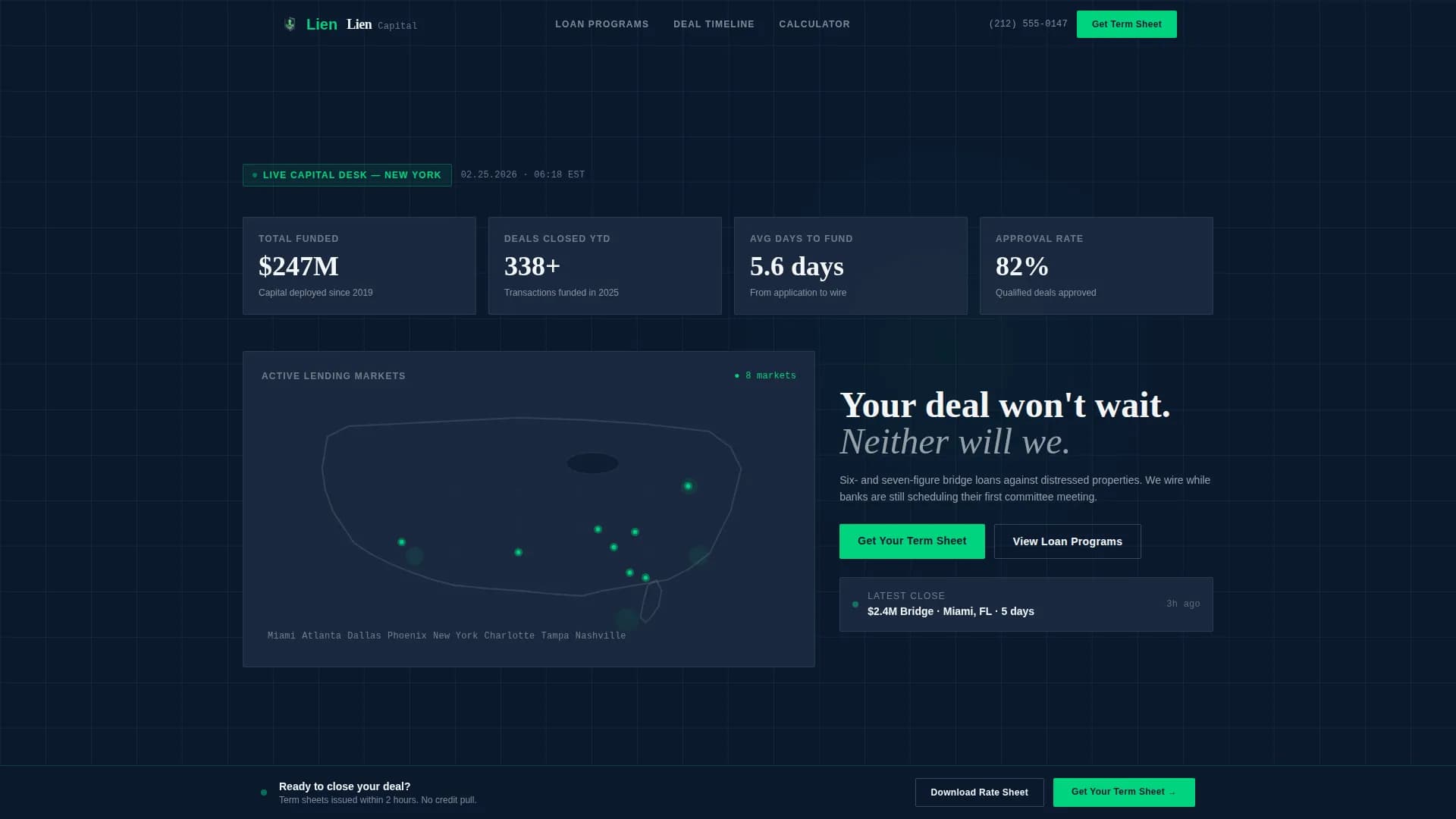 Real Estate Finance Cost Calculator Website Template