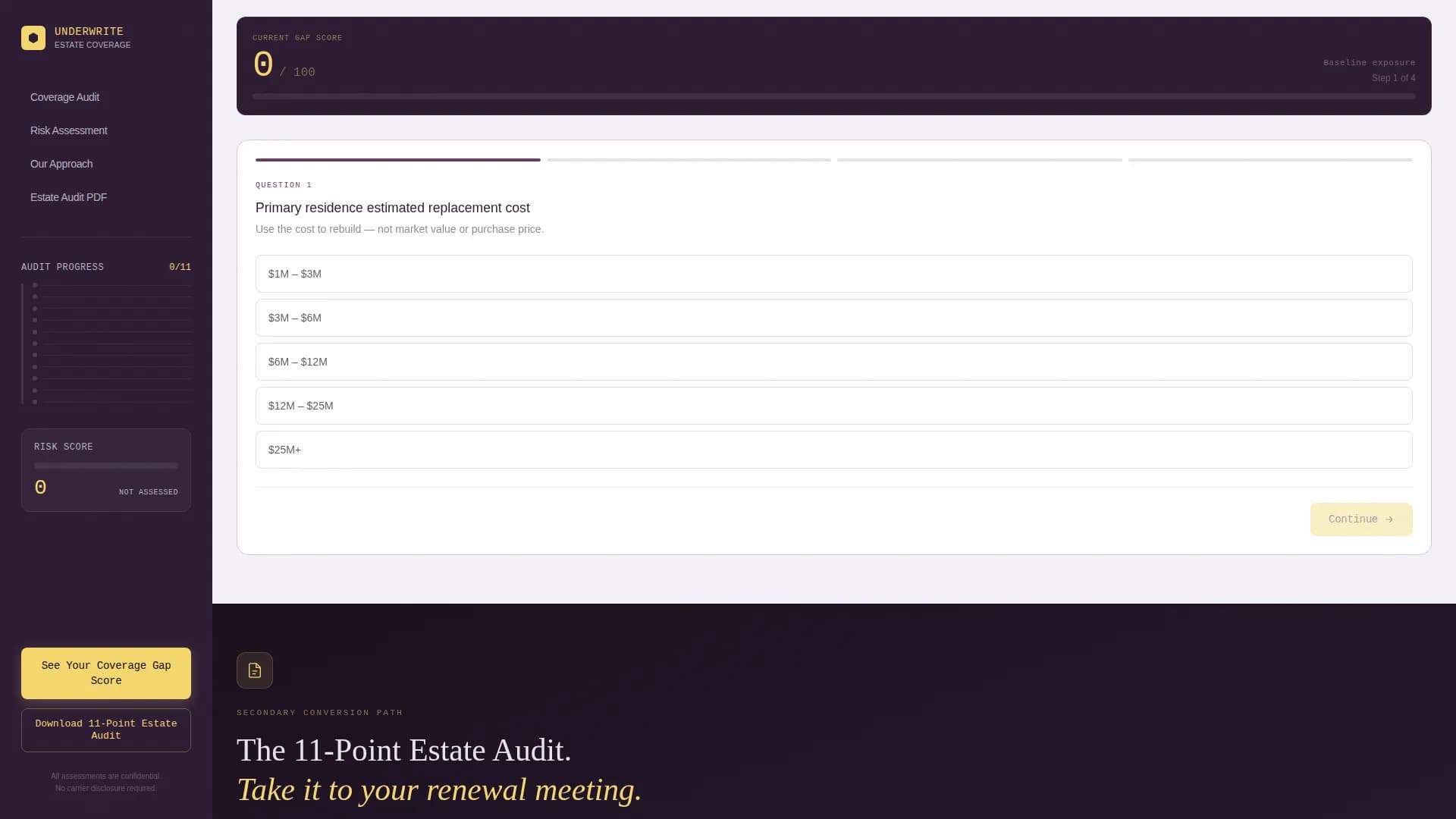 High Net Worth Individual Insurance Advanced Professional Website Template