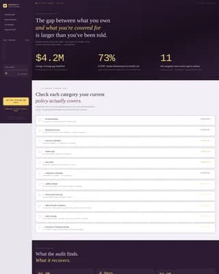 High Net Worth Individual Insurance Advanced Professional Website Template