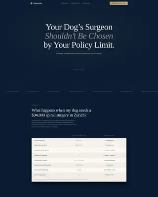 High Net Worth Individual Insurance Pricing Website Template