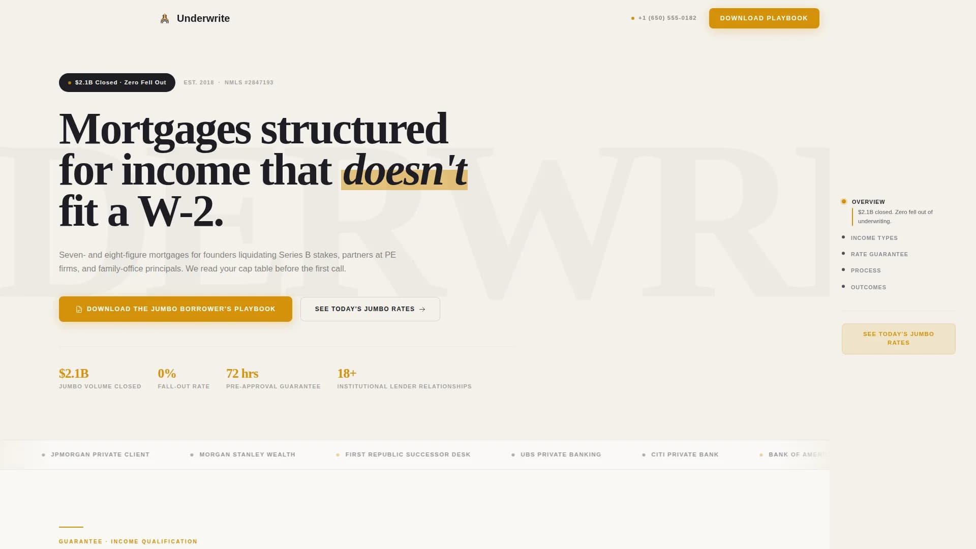 High Net Worth Finance Specialist Professional Website Template