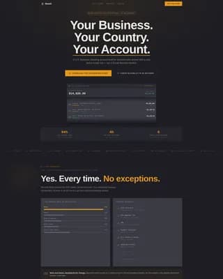 Remit - ITIN-Ready Cross-Border Business Checking Landing Page Template