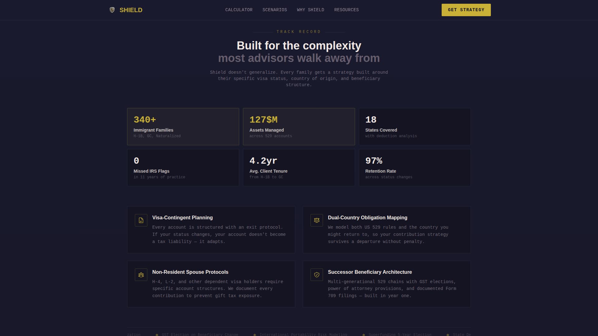 Shield - Ironclad Education Landing Page Template