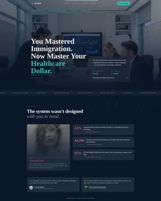 Visa - Immigrant HSA Comparison Landing Page Template