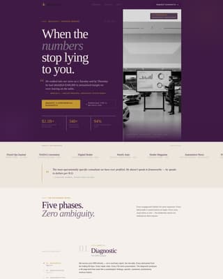 Automotive Consulting Directory Website Template