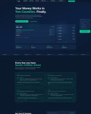 Exchange — Multicurrency Investment Platform Landing Page Template