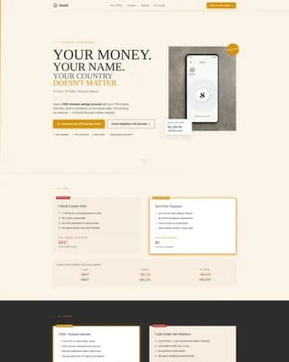Shield - Trusted ITIN Immigrant Savings Account Landing Page Template