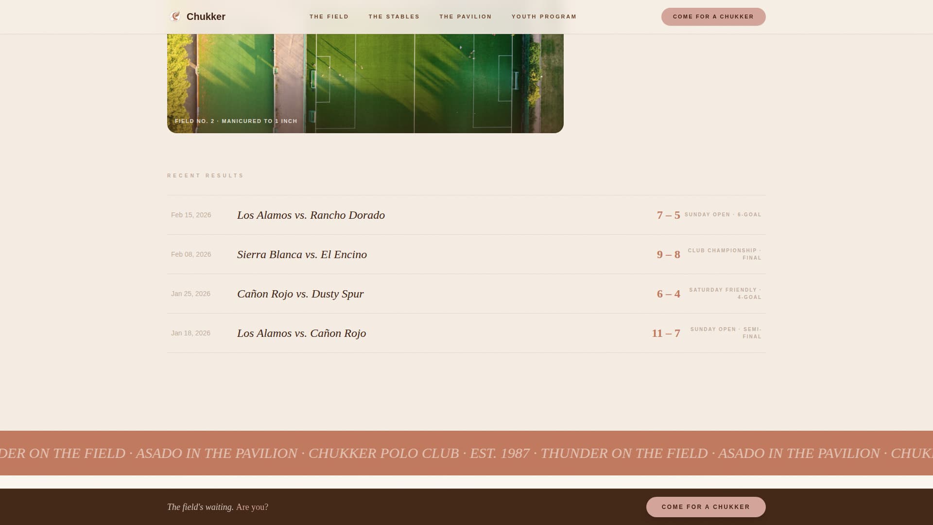 Horse & Equestrian Professional Website Template