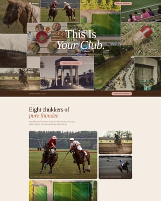 Horse & Equestrian Professional Website Template