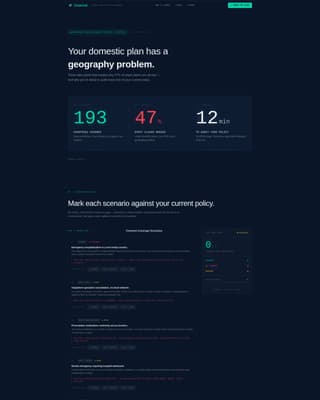 International Expat Insurance Professional Website Template