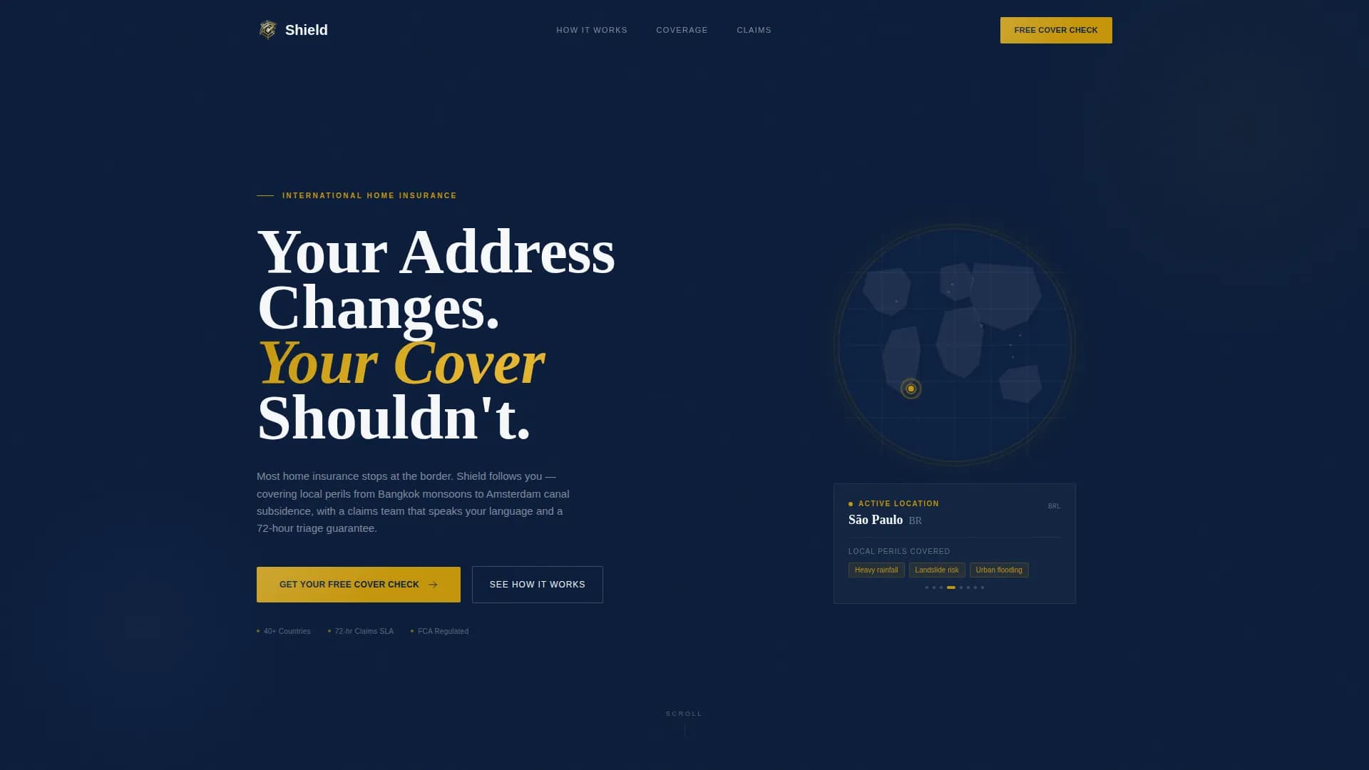 Cover — Expat Home Insurance Landing Page Template